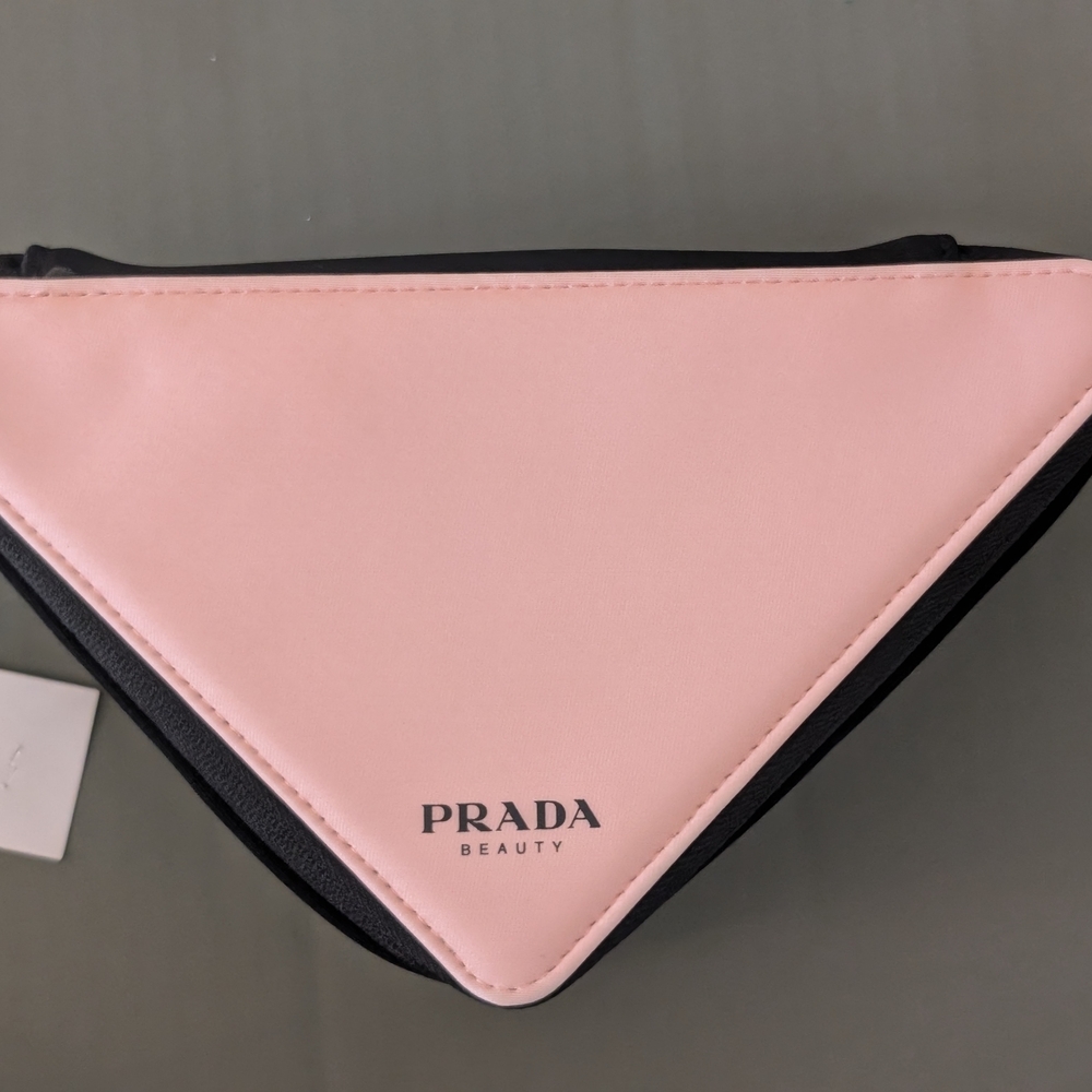 Prada Black and Pink Cosmetics Bag - Picture 2 of 4